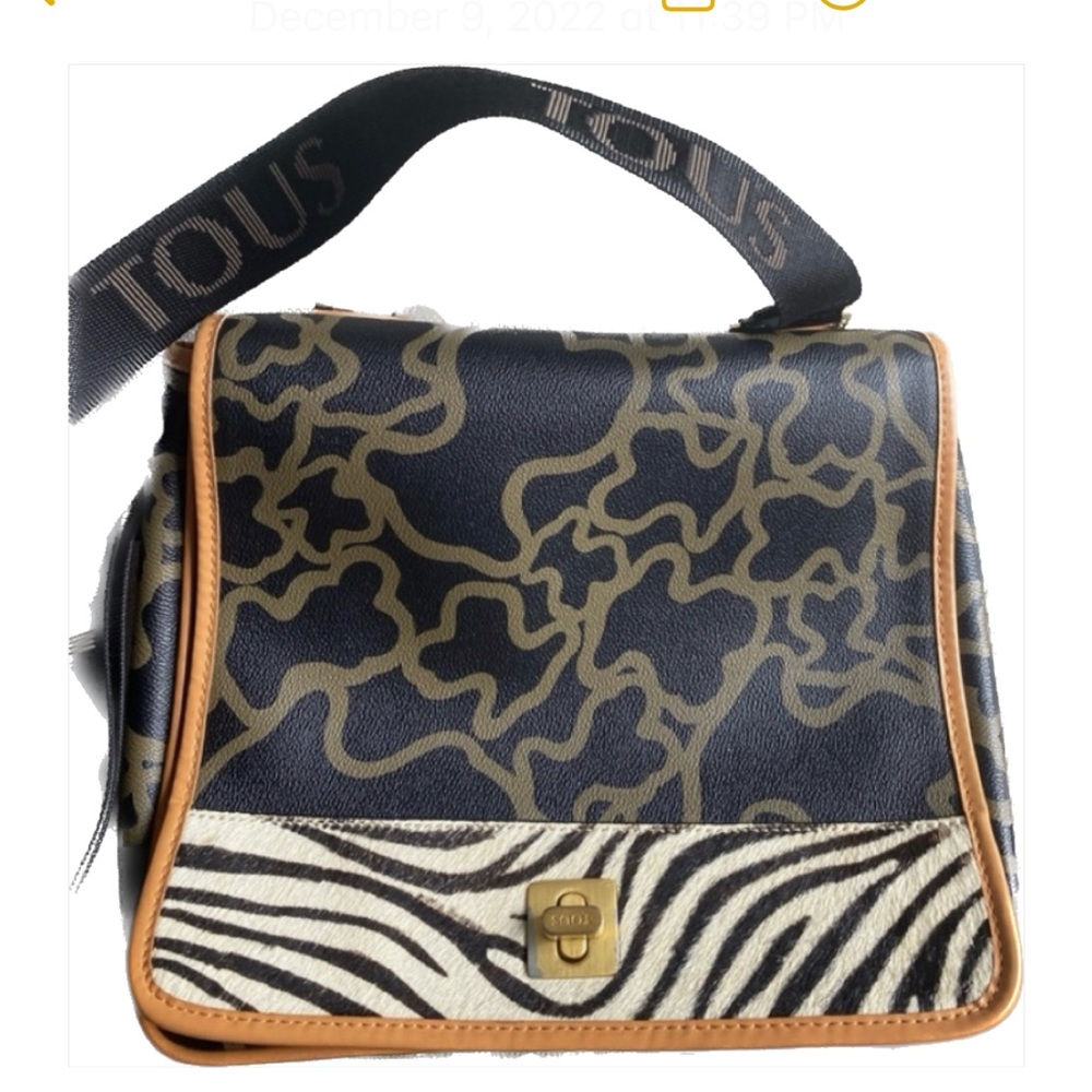 Tous  crossbody with pony hair handbag